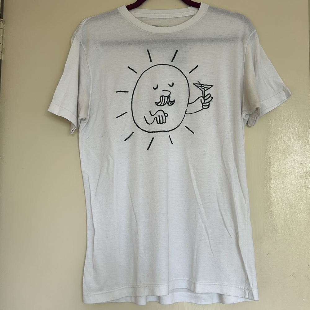 Vintage Ketel One Vodka Happy Face Martini T-Shirt